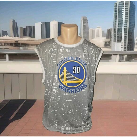 Adidas Golden State Warriors Luminous Steph Curry #30 Stitched Jersey Size XL - Picture 1 of 15